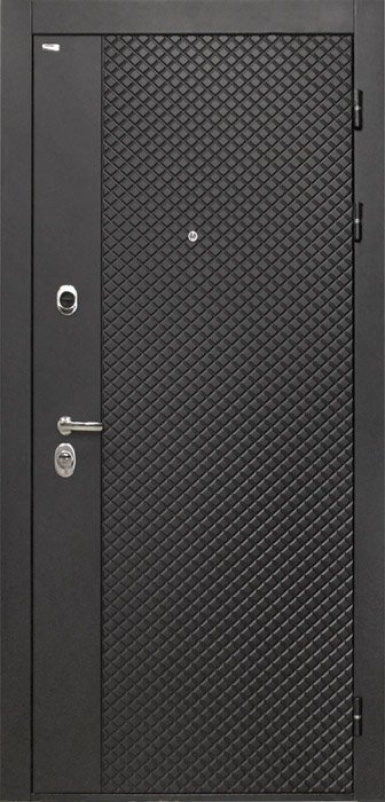 Входная дверь Интекрон Олимпия Black ФЛЗ-516 "Сосна белая"